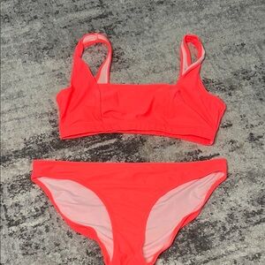 Old Navy Neon Coral Bikini Bottom